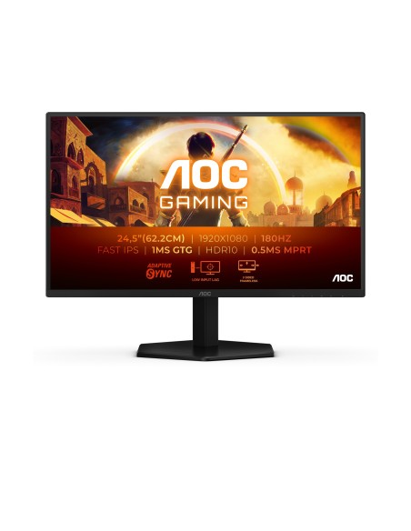 AOC G4 25G42E pantalla para PC 62,2 cm (24.5") 1920 x 1080 Pixeles Full HD LED Negro, Rojo