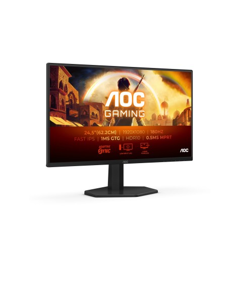 AOC G4 25G42E pantalla para PC 62,2 cm (24.5") 1920 x 1080 Pixeles Full HD LED Negro, Rojo