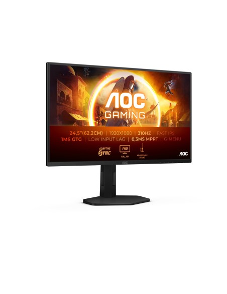 AOC G4 25G4SXU pantalla para PC 62,2 cm (24.5") 1920 x 1080 Pixeles Full HD LED Negro, Gris