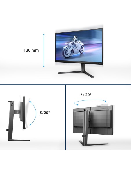 Philips Evnia 5000 25M2N5200U 00 pantalla para PC 62,2 cm (24.5") 1920 x 1080 Pixeles Full HD LCD Gris