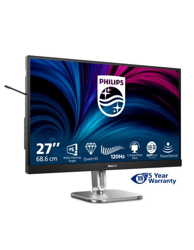 Philips 4000 series 27B2N4500 00 pantalla para PC 68,6 cm (27") 2560 x 1440 Pixeles Quad HD LCD Gris