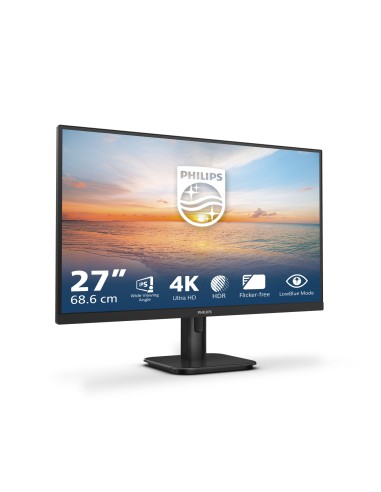 Philips 27E1N1800A 00 pantalla para PC 68,6 cm (27") 3840 x 2160 Pixeles 4K Ultra HD LED Negro
