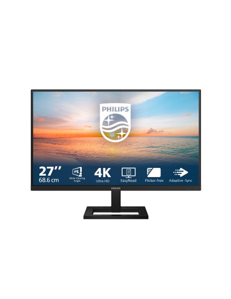Philips 1000 series 27E1N1900AE 00 LED display 68,6 cm (27") 3840 x 2160 Pixeles 4K Ultra HD LCD Negro