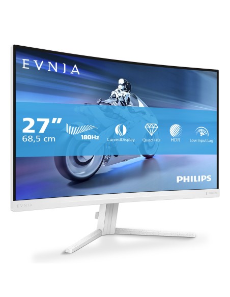 Philips Evnia 5000 27M2C5501 00 pantalla para PC 68,6 cm (27") 2560 x 1440 Pixeles Quad HD LCD Blanco