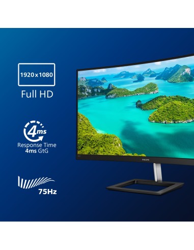 Philips E Line 322E1C 00 LED display 80 cm (31.5") 1920 x 1080 Pixeles Full HD LCD Negro