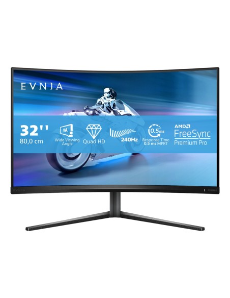 Philips Evnia 5000 32M2C5500W 00 pantalla para PC 80 cm (31.5") 2560 x 1440 Pixeles Quad HD LCD Negro
