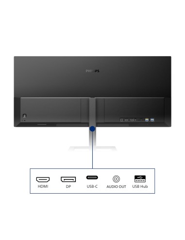 Philips E Line 346E2LAE 00 LED display 86,4 cm (34") 3440 x 1440 Pixeles Wide Quad HD LCD Negro