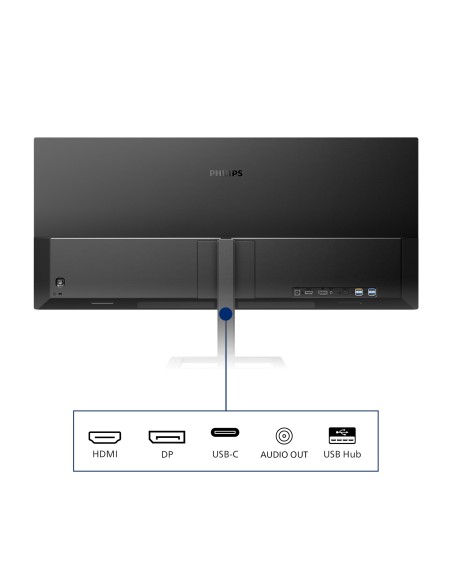 Philips E Line 346E2LAE 00 LED display 86,4 cm (34") 3440 x 1440 Pixeles Wide Quad HD LCD Negro