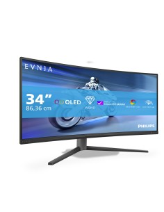 Philips Evnia 34M2C6500 00 pantalla para PC 86,4 cm (34") 3440 x 1440 Pixeles Wide Quad HD QD-OLED Gris 2