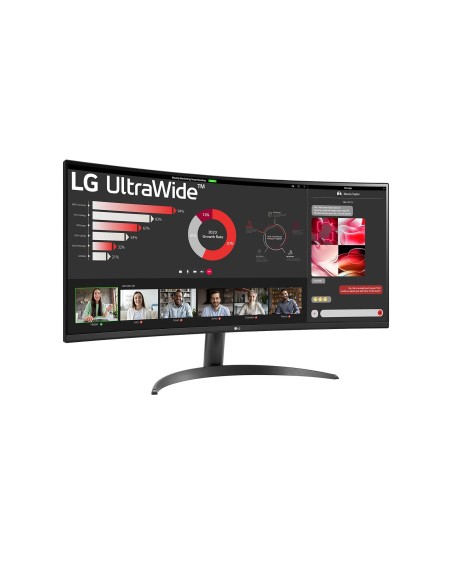 LG 34WR50QK-B pantalla para PC 86,4 cm (34") 3440 x 1440 Pixeles Wide Quad HD Negro