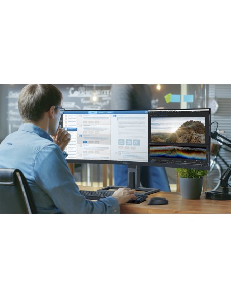 Philips 6000 series 45B1U6900C 00 LED display 113 cm (44.5") 5120 x 1440 Pixeles UltraWide Dual Quad HD Negro