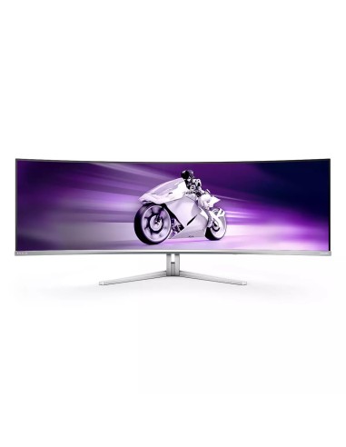 Philips Evnia 8000 49M2C8900 00 pantalla para PC 124,2 cm (48.9") 5120 x 1440 Pixeles Dual QHD QD-OLED Blanco