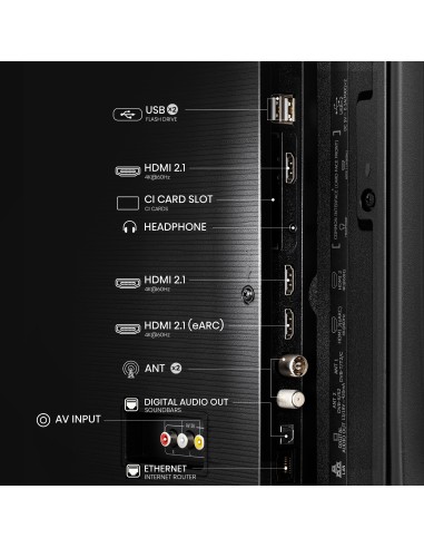 Hisense 50E7NQ 127 cm (50") 4K Ultra HD Smart TV Wifi Negro 350 cd   m²