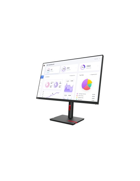 Lenovo ThinkVision T32p-30 LED display 80 cm (31.5") 3840 x 2160 Pixeles 4K Ultra HD Negro