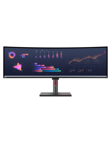 Lenovo ThinkVision P49w-30 LED display 124,5 cm (49") 5120 x 1440 Pixeles DQHD Negro