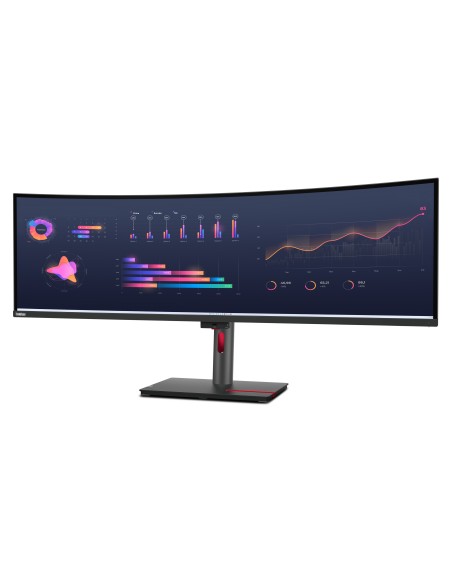 Lenovo ThinkVision P49w-30 LED display 124,5 cm (49") 5120 x 1440 Pixeles DQHD Negro