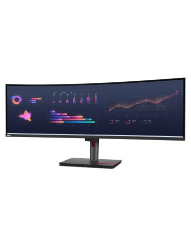 Lenovo ThinkVision P49w-30 LED display 124,5 cm (49") 5120 x 1440 Pixeles DQHD Negro