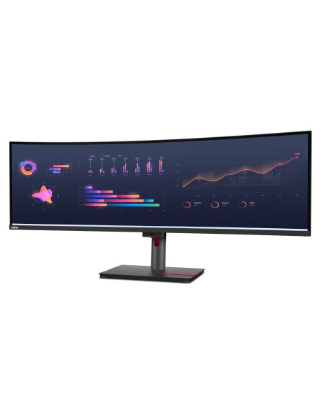 Lenovo ThinkVision P49w-30 LED display 124,5 cm (49") 5120 x 1440 Pixeles DQHD Negro