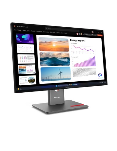 Lenovo ThinkVision P24Q-40 LED display 60,5 cm (23.8") 2560 x 1440 Pixeles Quad HD LCD Negro
