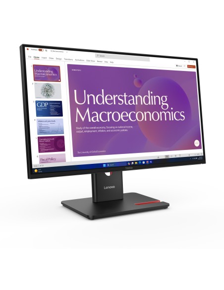 Lenovo ThinkVision T24D-40 LED display 60,5 cm (23.8") 1920 x 1080 Pixeles Full HD LCD Negro