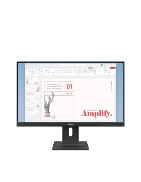 Lenovo ThinkVision E24-40 LED display 60,5 cm (23.8") 1920 x 1080 Pixeles Full HD LCD Negro