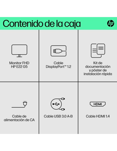 HP E-Series Monitor FHD E22 G5
