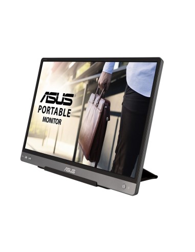 ASUS MB14AC pantalla para PC 35,6 cm (14") 1920 x 1080 Pixeles Full HD Gris