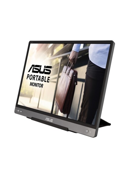 ASUS MB14AC pantalla para PC 35,6 cm (14") 1920 x 1080 Pixeles Full HD Gris