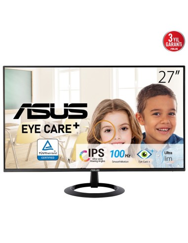 ASUS VZ27EHF pantalla para PC 68,6 cm (27") 1920 x 1080 Pixeles Full HD LCD Negro