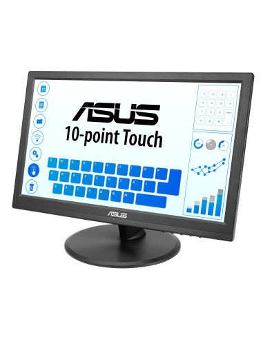 ASUS Touch VT169HE pantalla para PC 39,6 cm (15.6") 1920 x 1080 Pixeles Full HD LED Pantalla táctil Mesa Negro