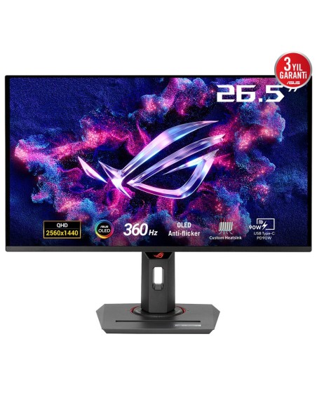 ASUS ROG Strix OLED XG27ACDNG pantalla para PC 67,3 cm (26.5") 2560 x 1440 Pixeles Quad HD QD-OLED Negro