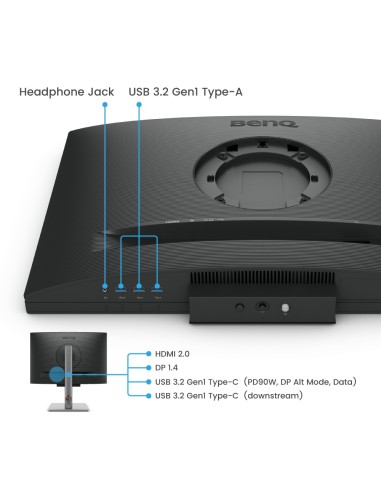 BenQ RD240Q pantalla para PC 61,2 cm (24.1") 2560 x 1600 Pixeles WQXGA LCD Negro