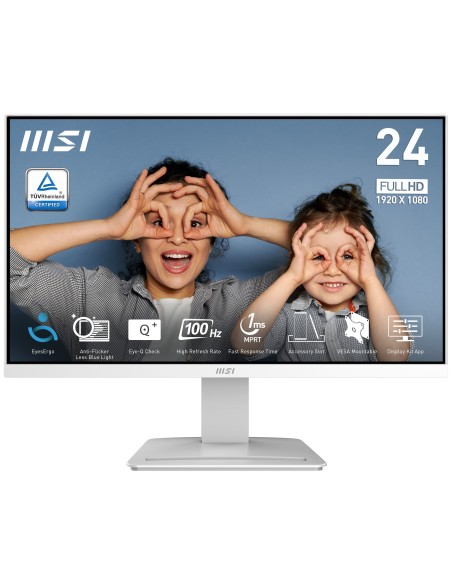 MSI Pro MP2412W pantalla para PC 60,5 cm (23.8") 1920 x 1080 Pixeles Full HD LCD Blanco