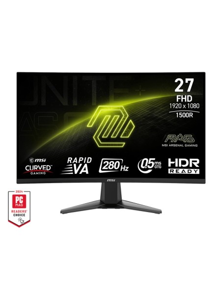 MSI MAG 276CXF pantalla para PC 68,6 cm (27") 1920 x 1080 Pixeles Full HD LCD Negro