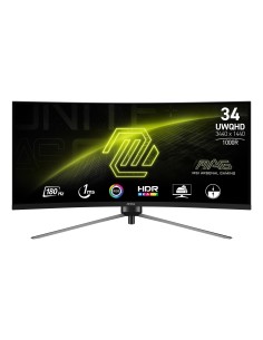 MSI MAG 345CQR pantalla para PC 86,4 cm (34") 3440 x 1440 Pixeles UltraWide Dual Quad HD Negro