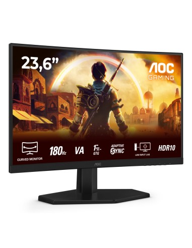 AOC G4 C24G42E pantalla para PC 59,9 cm (23.6") 1920 x 1080 Pixeles Full HD LED Negro, Rojo