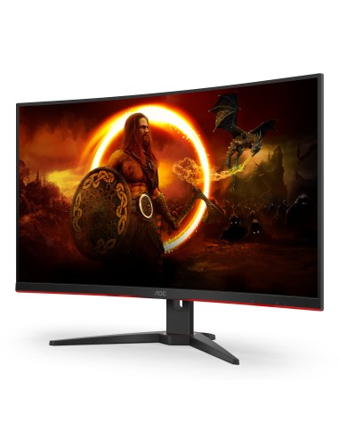 AOC G2 C32G2ZE BK pantalla para PC 80 cm (31.5") 1920 x 1080 Pixeles Full HD LED Negro, Rojo