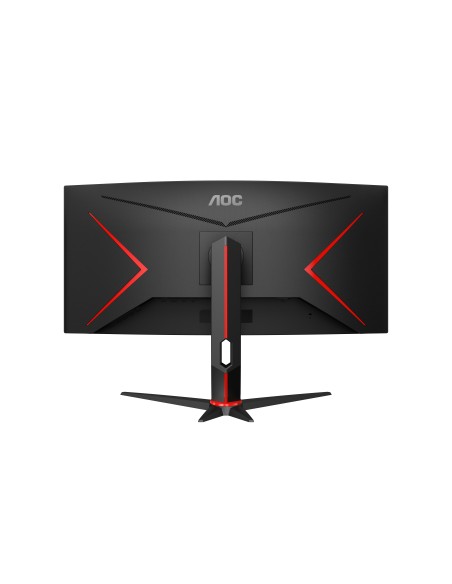 AOC G2 CU34G2XP pantalla para PC 86,4 cm (34") 3440 x 1440 Pixeles UltraWide Quad HD LED Negro, Rojo