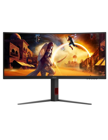 AOC G4 CU34G4 pantalla para PC 86,4 cm (34") 3440 x 1440 Pixeles Wide Quad HD LED Negro, Rojo