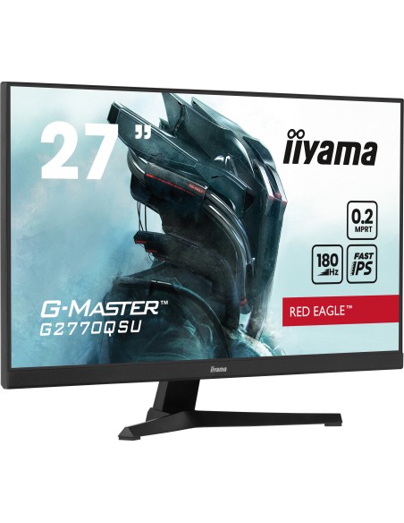 iiyama G-MASTER G2770QSU-B6 pantalla para PC 68,6 cm (27") 2560 x 1440 Pixeles Wide Quad HD LED Negro