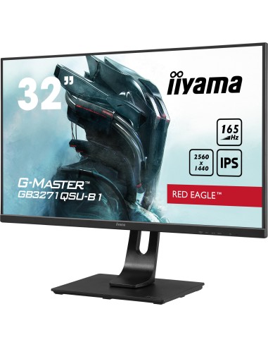 iiyama G-MASTER GB3271QSU-B1 pantalla para PC 80 cm (31.5") 2560 x 1440 Pixeles Wide Quad HD LED Negro