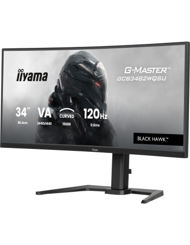 iiyama GCB3482WQSU-B1 pantalla para PC 86,4 cm (34") 3440 x 1440 Pixeles UltraWide Quad HD LED Negro