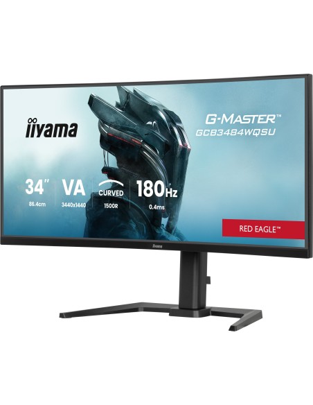 iiyama G-MASTER GCB3484WQSU-B1 pantalla para PC 86,4 cm (34") 3440 x 1440 Pixeles UltraWide Quad HD LED Negro