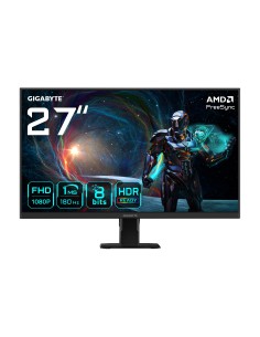 GIGABYTE GS27FA Monitor para juegos de 27" FHD - 1920 x 1080, 180Hz, 1ms, 300 cd m², FreeSync, HDR Ready, HDMI 2.0, Displayport