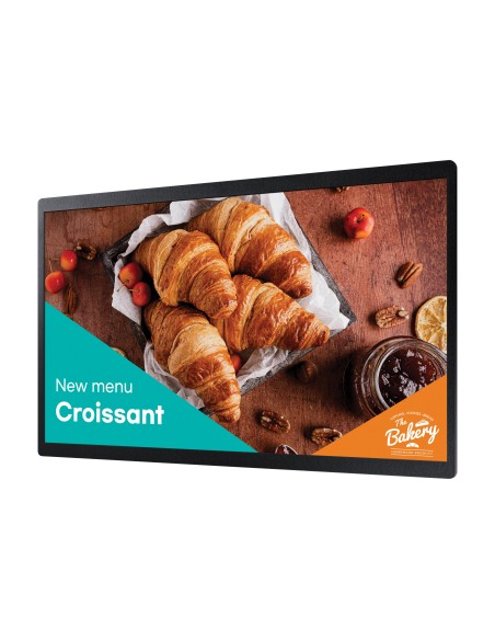 Samsung QB24C Pantalla plana para señalización digital 61 cm (24") LED Wifi 250 cd   m² Full HD Negro Procesador incorporado