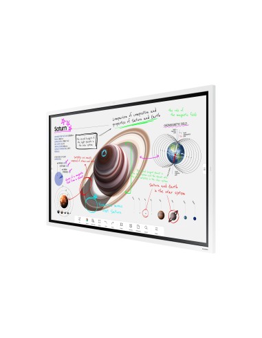 Samsung WM55B pizarra blanca interactiva 139,7 cm (55") 3840 x 2160 Pixeles Pantalla táctil Gris, Blanco