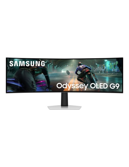 Samsung S49DG910SU pantalla para PC 124,5 cm (49") 5120 x 1440 Pixeles Dual QHD OLED Plata