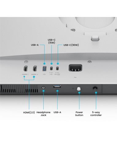 BenQ MA270U pantalla para PC 68,6 cm (27") 3840 x 2160 Pixeles 4K Ultra HD Blanco