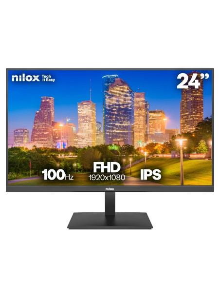 Nilox NXM24FHD1202 pantalla para PC 60,5 cm (23.8") 1920 x 1080 Pixeles Full HD Negro