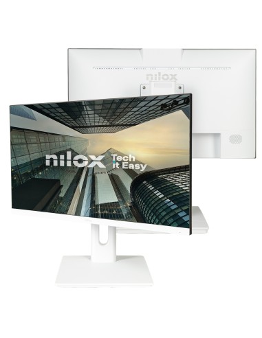 Nilox NXM24REGWEB01W pantalla para PC 60,5 cm (23.8") 1920 x 1080 Pixeles Full HD LED Blanco